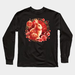 Chinese Zodiac Year of the Rabbit Long Sleeve T-Shirt